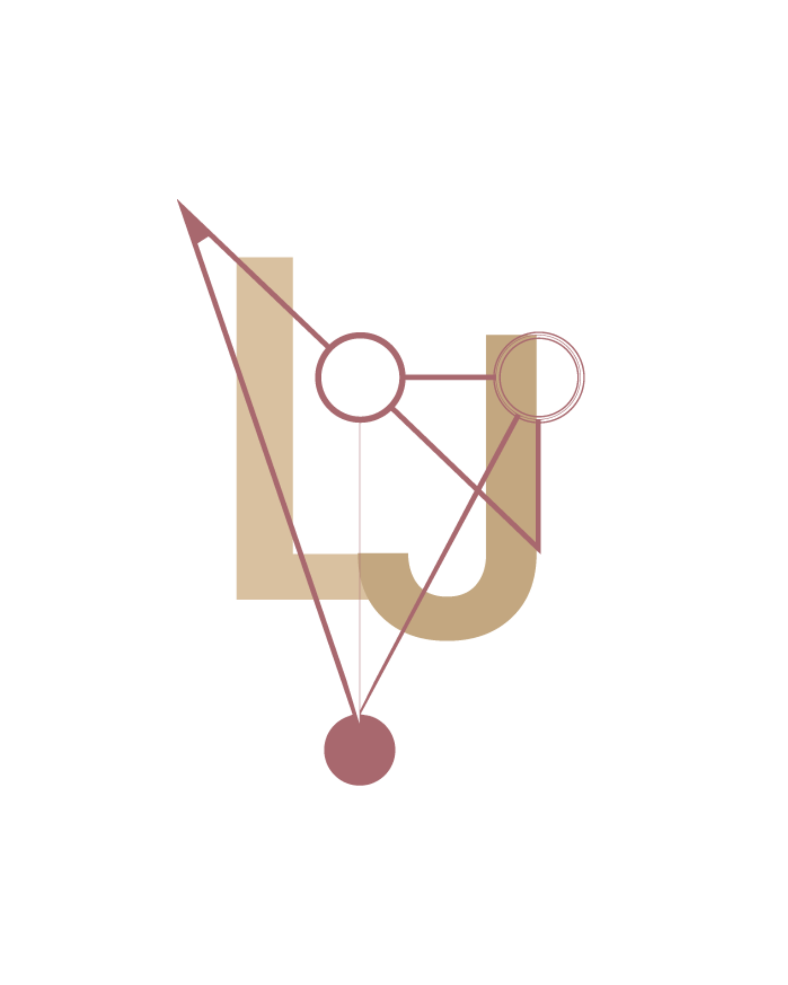 Monogramme LJ Graphiste communication visuelle freelance Monogramme LJ représentant son numéro unique Graphiste communication visuelle freelance