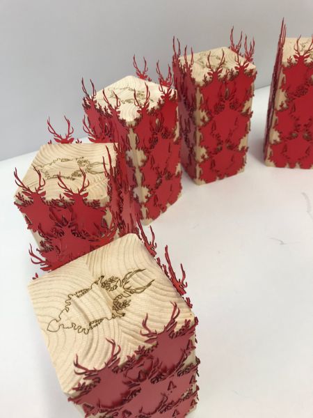 Création de trophées stand sur-mesure Alpes Home Méribel