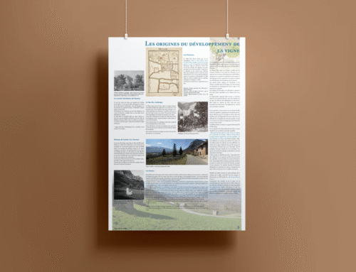 Exposition vignes Grésivaudan – Mise en page et design graphique